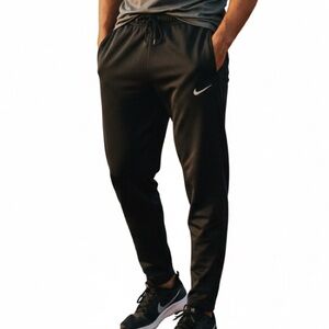 Nike Men's Joggers Black Track Pants Large L Athletic Activewear Sweatpants